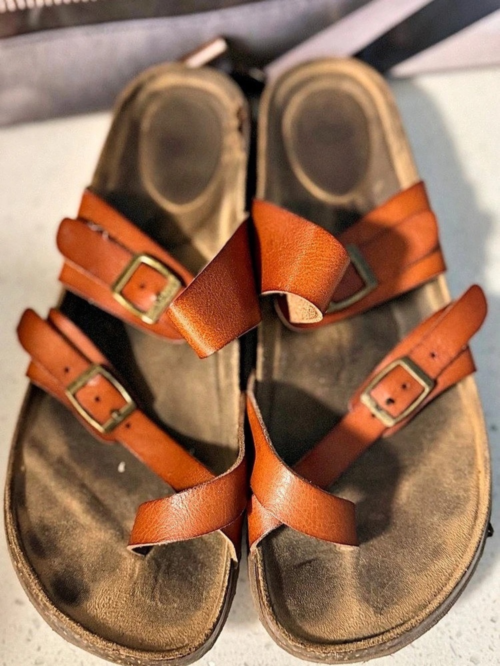 Birkenstock Mayari Brown Strappy Sandals